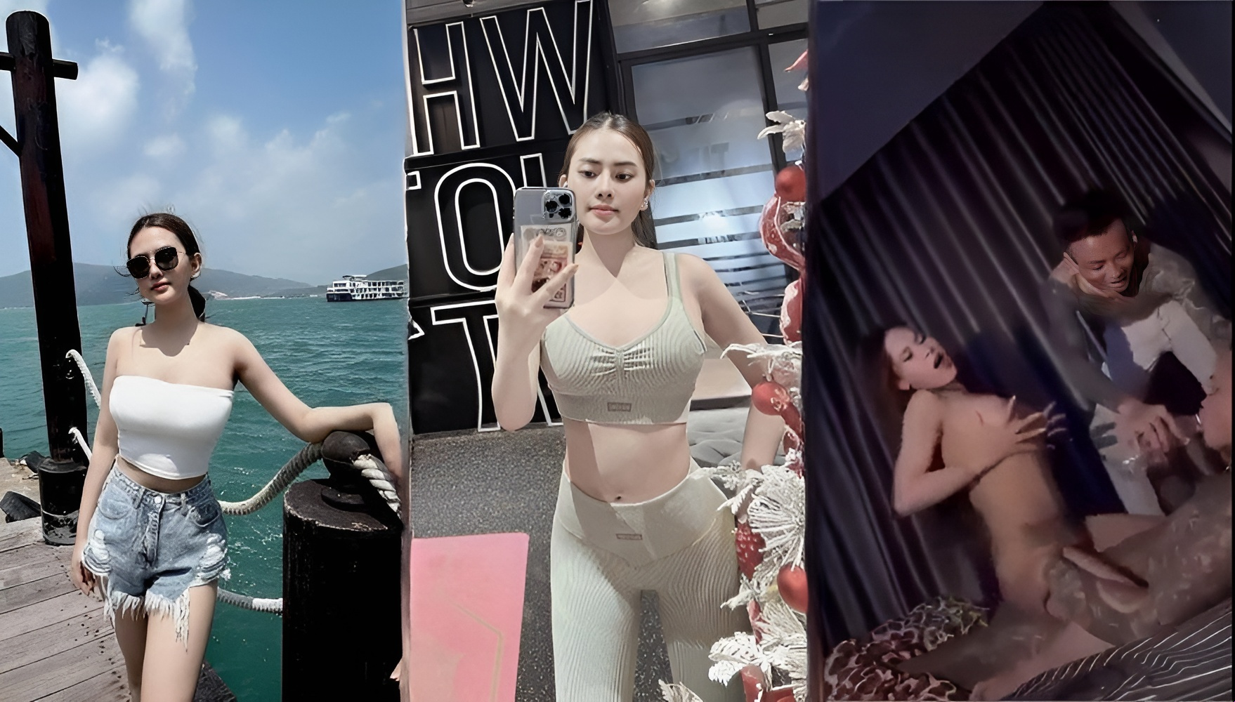 La fille sexy Quynh et le mari de sa meilleure amie